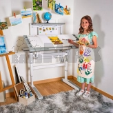 Парта детская Mealux Ergowood L Multicolor W Белый