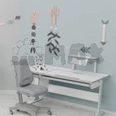 Парта детская Mealux Hamilton Multicolor BL S-50 Голубой