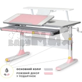 Парта детская Mealux Vancouver Multicolor PN S50 Розовый