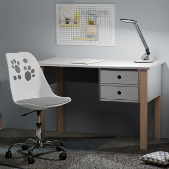 Кресло детское Evo-kids Indigo White/Grey Бело-серый - Фото 1