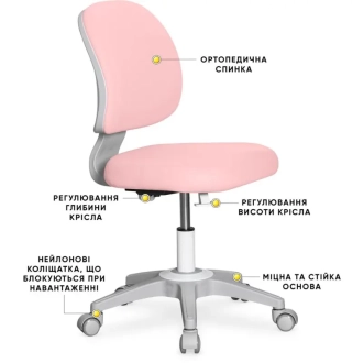 Кресло детское Evo-kids Limpi Pink/Розовый - Фото 3