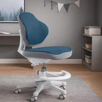 Кресло детское Evo-kids Mio Classic Dark blue/Голубой - Фото 2