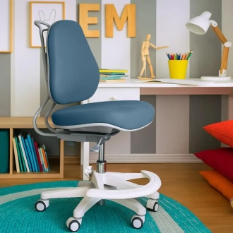 Кресло детское Evo-kids Mio Ergo Lite Dark blue/Голубой - Фото 1