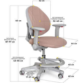 Крісло дитяче Evo-kids Mio-BR Коричневий - Фото 2