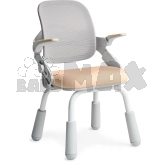 Кресло детское Mealux Neo Air Static Peach/Серо-бежевый