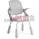 Кресло детское Mealux Neo Air Static Pink Grey/Серо-розовый