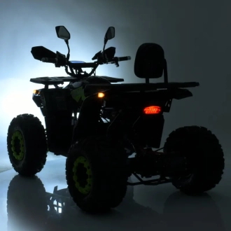 Квадроцикл Bambi Racer HB-EATV1450H-2-5(MP3) V2 Черно-зеленый - Фото 9