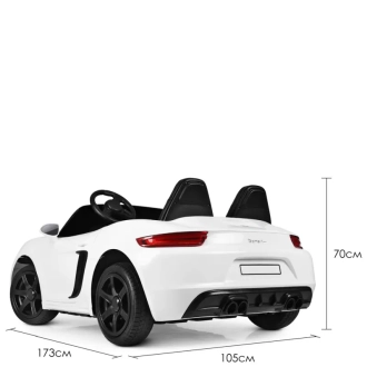 Електромобіль Bambi Racer M 4055AL-1 Білий - Фото 6