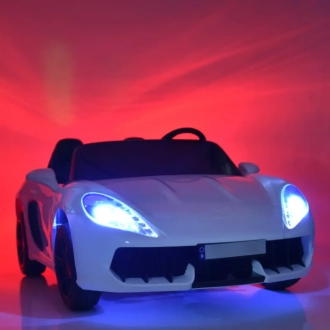 Електромобіль Bambi Racer M 4055AL-1 Білий - Фото 7