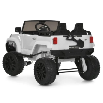 Електромобиль джип Bambi Racer M 6296EBLR-1(24V) Белый - Фото 9