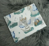 Непромокаемая пеленка, Матросики, Динозаврики, 100х80 см