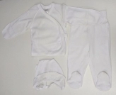 белый костюм для новорожденного