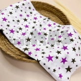 Пеленка Eldoll Звездочки 90×110 см, ситец Бело-розовый