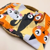 Пеленка  Eldoll Коты 65×80 см, непромокаемая Желтый
