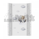 Пеленальный матраc, 50х70 см - Tega baby Мишка пилот