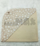 Уголок после купания Mexs 80×75 см, махра Бежевый