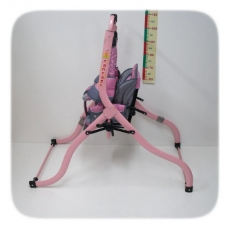 Кресло качалка - Ангелина НМ-А2 (Розово-серый) - Фото 1