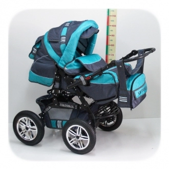 бирюзовая коляска купить