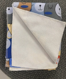 Непромокаемая пеленка, Малютка, Лесные зверята, 80х65 см - Фото 1