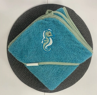 Уголок после купания Ярослав, Махра, 95х95 см (Молочный) - Фото 2