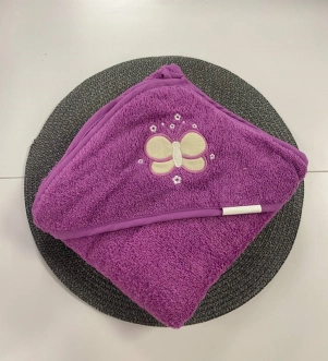 Уголок после купания Ярослав, Махра, 95х95 см (Молочный) - Фото 3