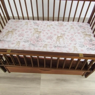 Комплект постельный Лесная сказка 6 предметов, косичка пике Розовый - Фото 4