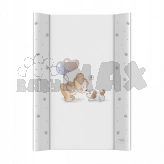 Пеленальный матраc, 50х70 см - Tega baby Ведмежонок с собакой