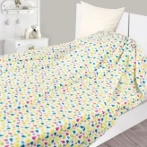 Плед 100х140 см, Флис - Ярослав Принт (Бежевый)