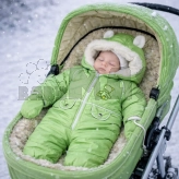 Комбинезон-трансформер зимний Тимурка 0–2 года, плащевка/овчина Зеленый