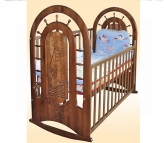 Компактная детская кроватка  Веселка 