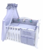 Комплект постельного белья Twins Premium P-009 Glamur сiрий