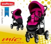 Яркая коляска трость