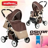 коричневая коляска трость