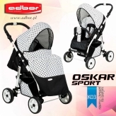 Черно-белая коляска Адбор