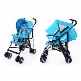 Голубая коляска трость