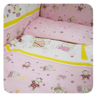 Комплект постельного белья 8 в 1 - Mimi Kids Комфорт (Розовый) - Фото 3