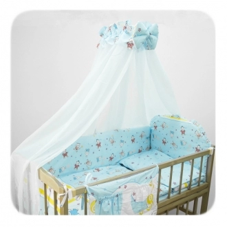 Комплект постельного белья 8 в 1 - Mimi Kids Комфорт (Голубой) - Фото 2