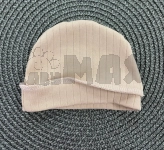 Шапочка без завязок Baby Life 56–62р, рубчик Бежевый