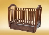 Детская кроватка «Радость» цвет орех – преимущества