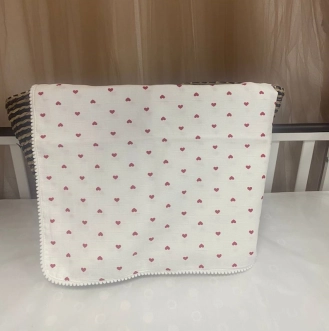 Плед M&Ababy Медвежата 80×100 см, муслин Розовый - Фото 2