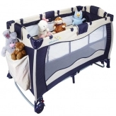Wonderkids Dreem&Play WK22-H86-001 Манеж, Сине-бежевый 