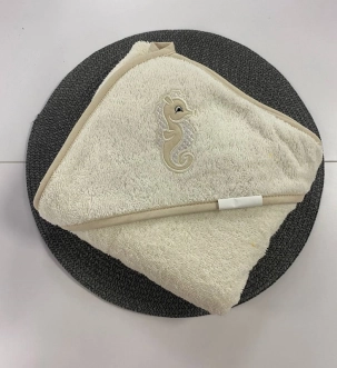 Уголок после купания Ярослав, Махра, 95х95 см (Бирюзовый) - Фото 2