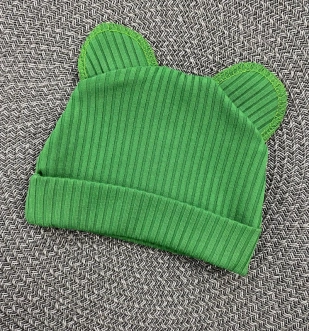 Шапочка без завязок Eldoll 36р, рубчик Розовый - Фото 1