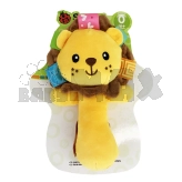 Погремушка пищалка Akuku Леон A0348 Желтый