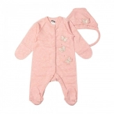 Комплект Шапочка + Человечек Interkids, Персиковый, Интерлок, 62р.