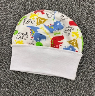 Шапочка без завязок Ярослав 36р, интерлок Розовый - Фото 1