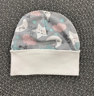 Шапочка без завязок Ярослав 36р, интерлок Розовый - Фото 3