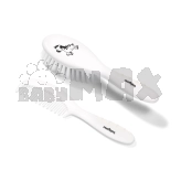 Набор детский Babyono из щетки и расчески для волос Белый