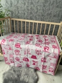 Плед Ярослав 100×140 см, хлопок Розовый