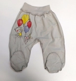 серые ползунки для новорожденного
